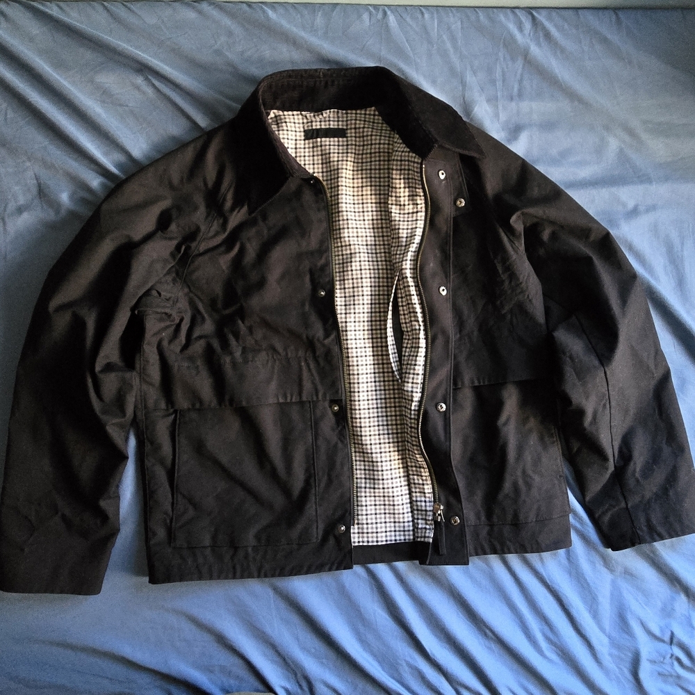 Uniqlo Black Cropped Workwear Jacket